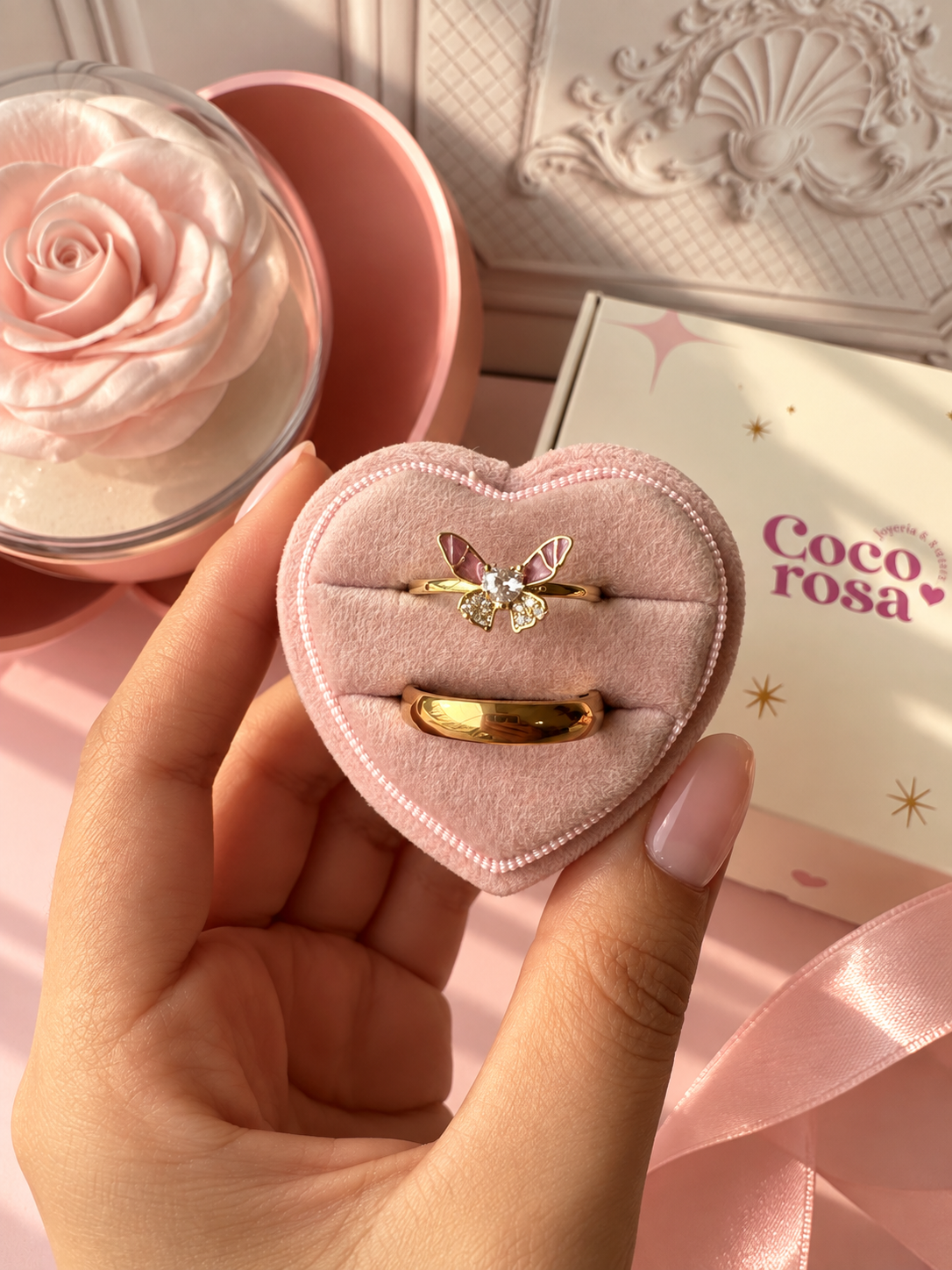 Anillo de promesa pareja 💖✨