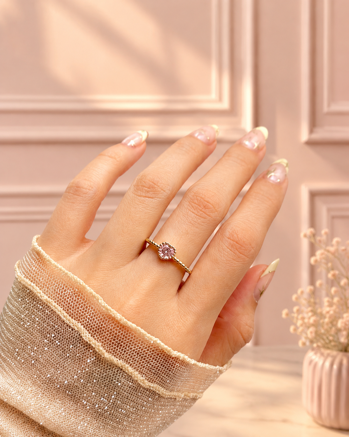 Anillo de promesa nube