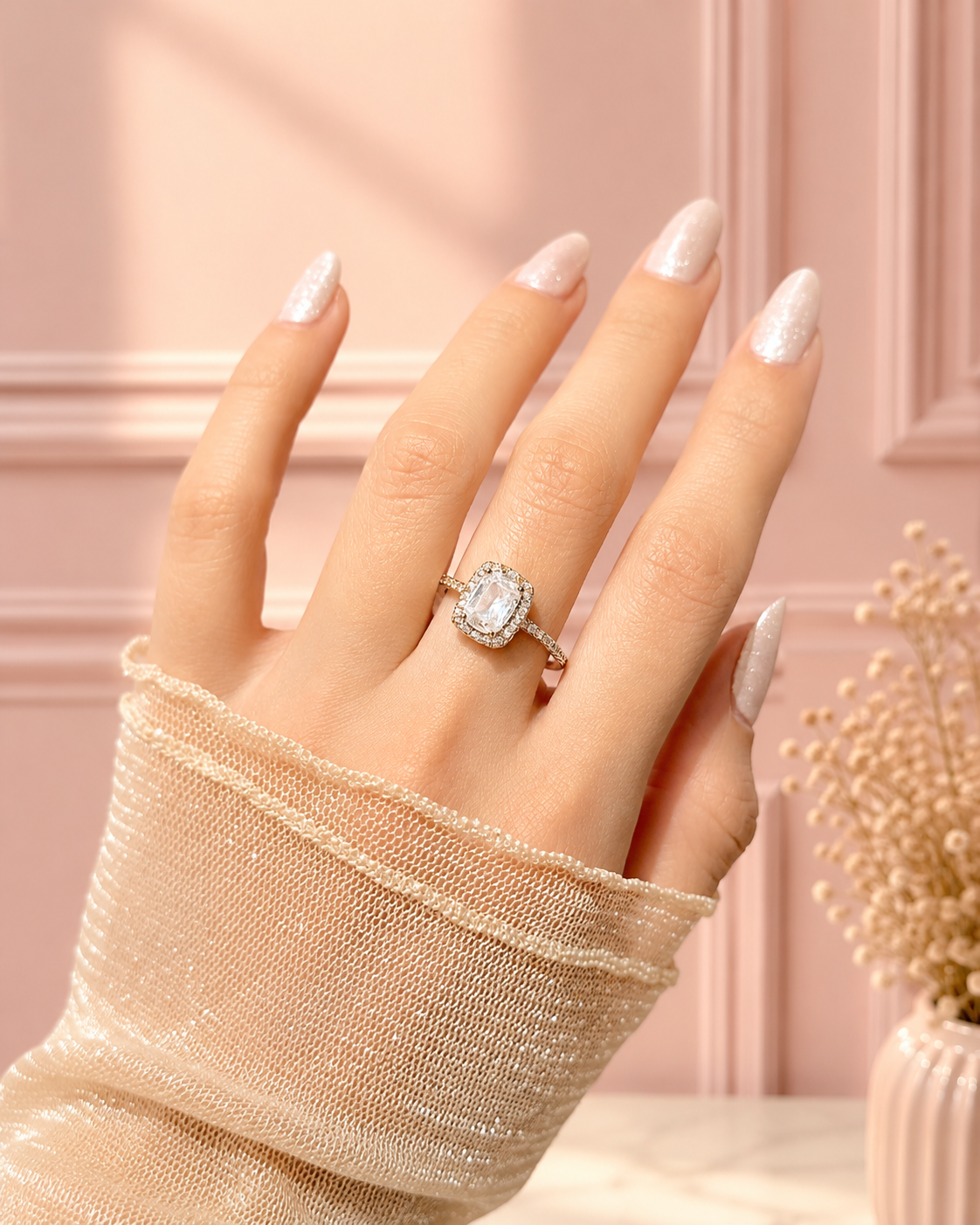 Anillo de promesa linda