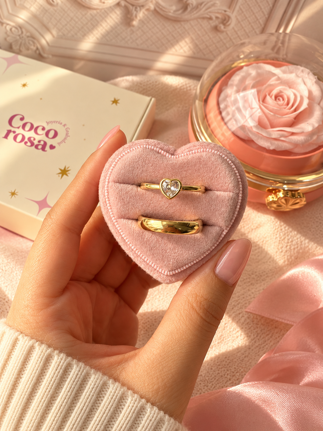 Anillo de promesa pareja 🤍✨