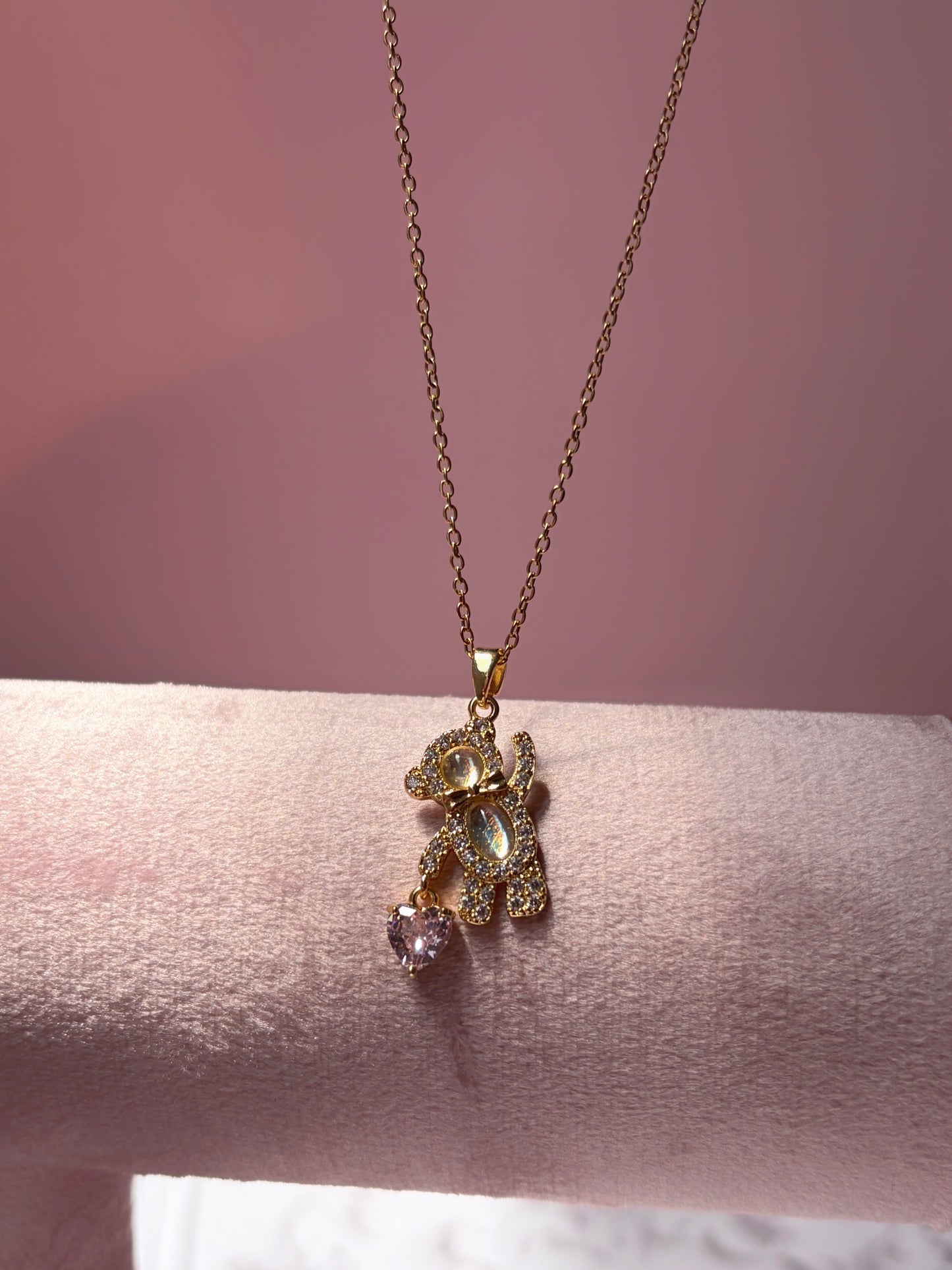 Cadena bonita de osito