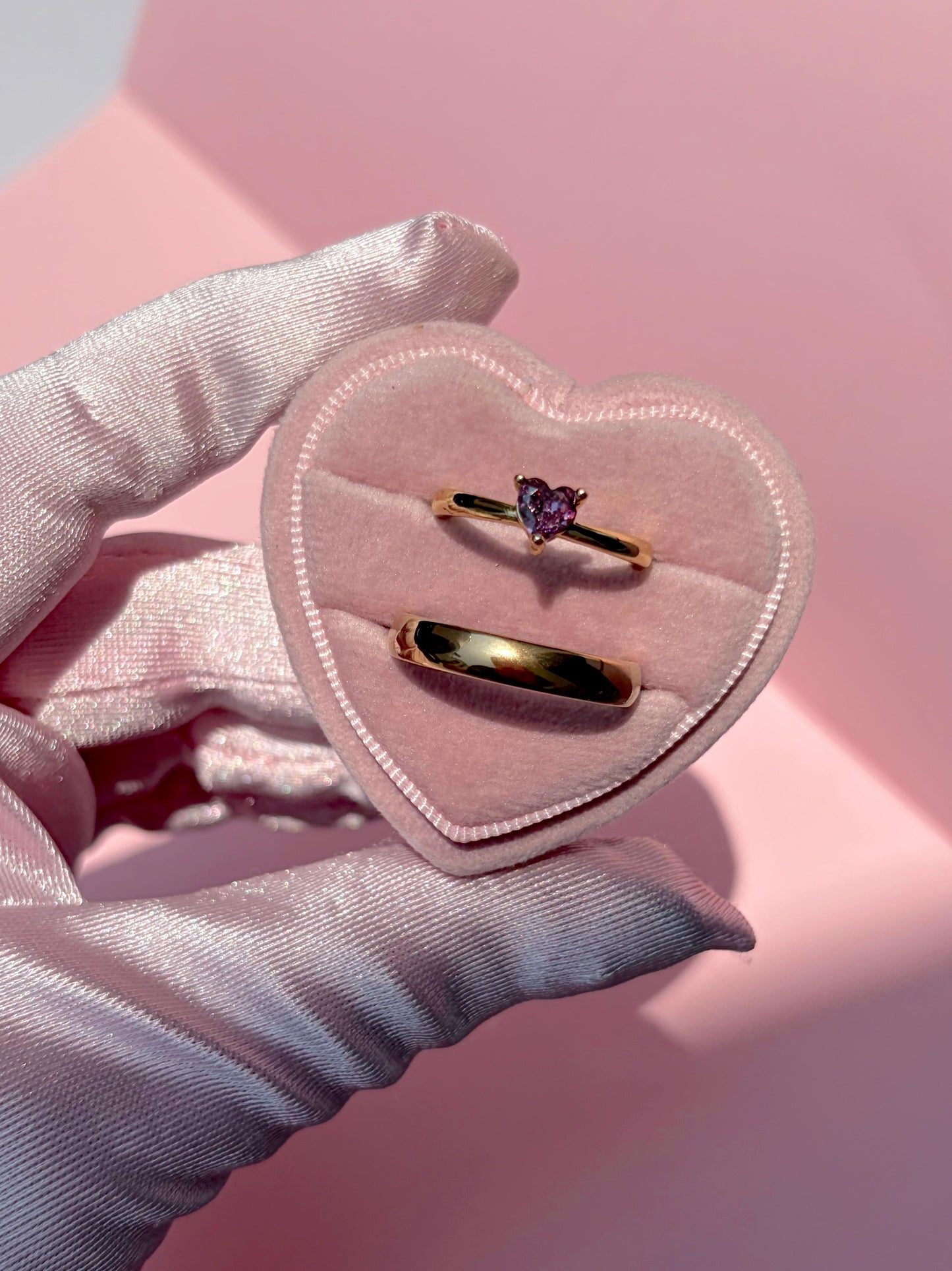 Set Anillo Disney princesa Rapunzel 💜☀️