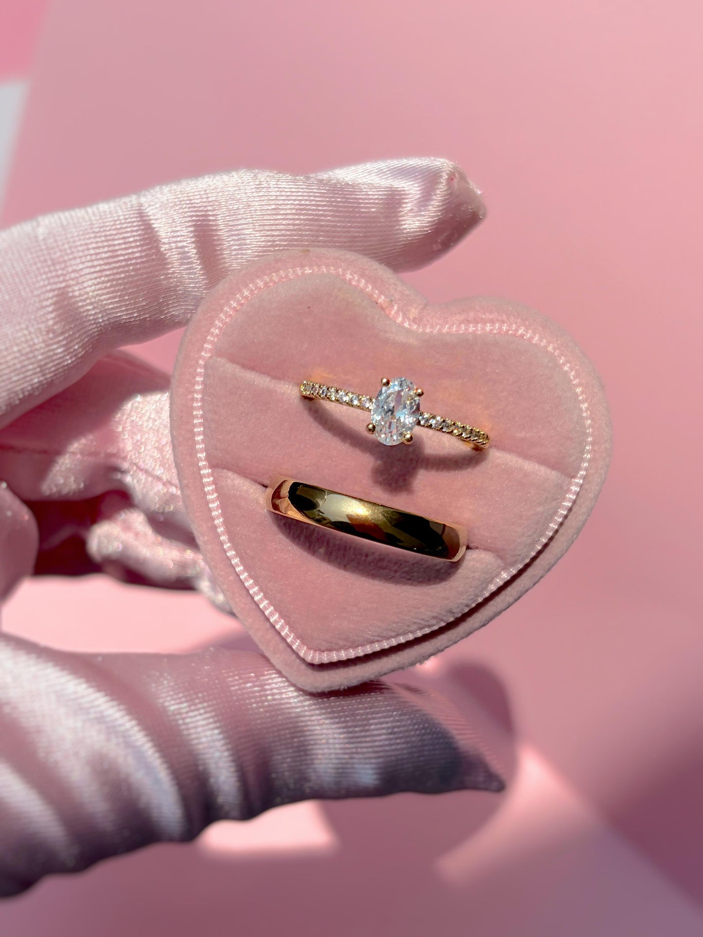 Anillo de promesa pareja Lazo eterno🪞💖