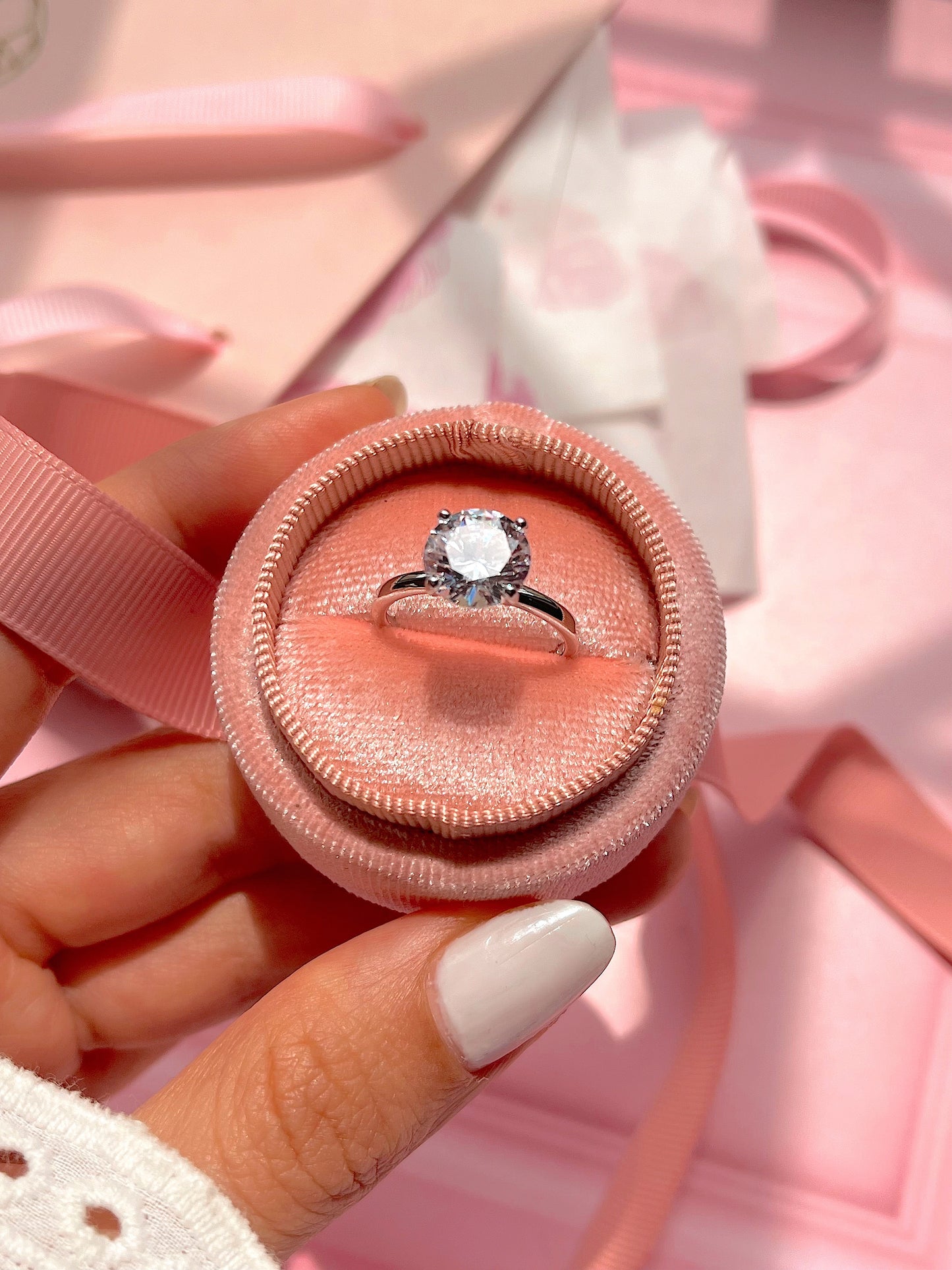 Anillo promesa o compromiso vida plata 925