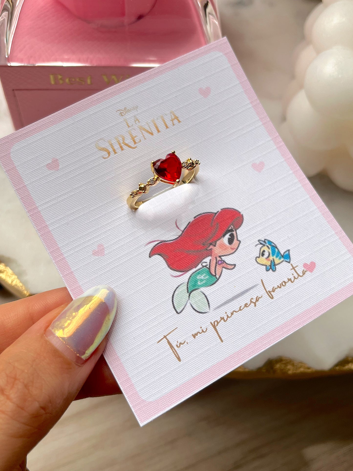 Anillo Disney princesa Ariel