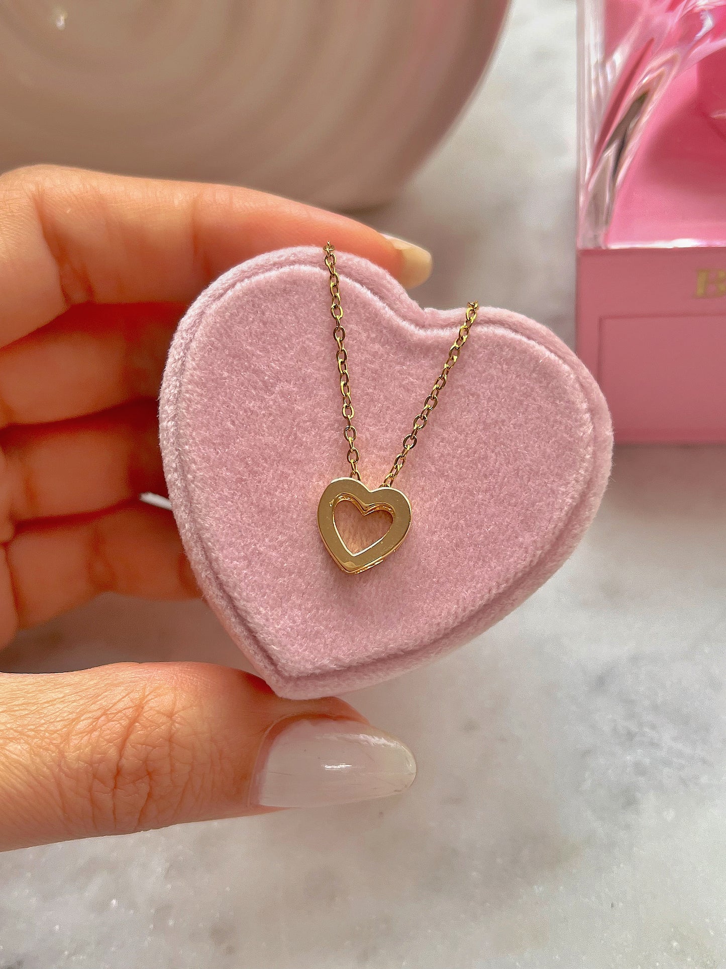 Cadena solitaria corazón