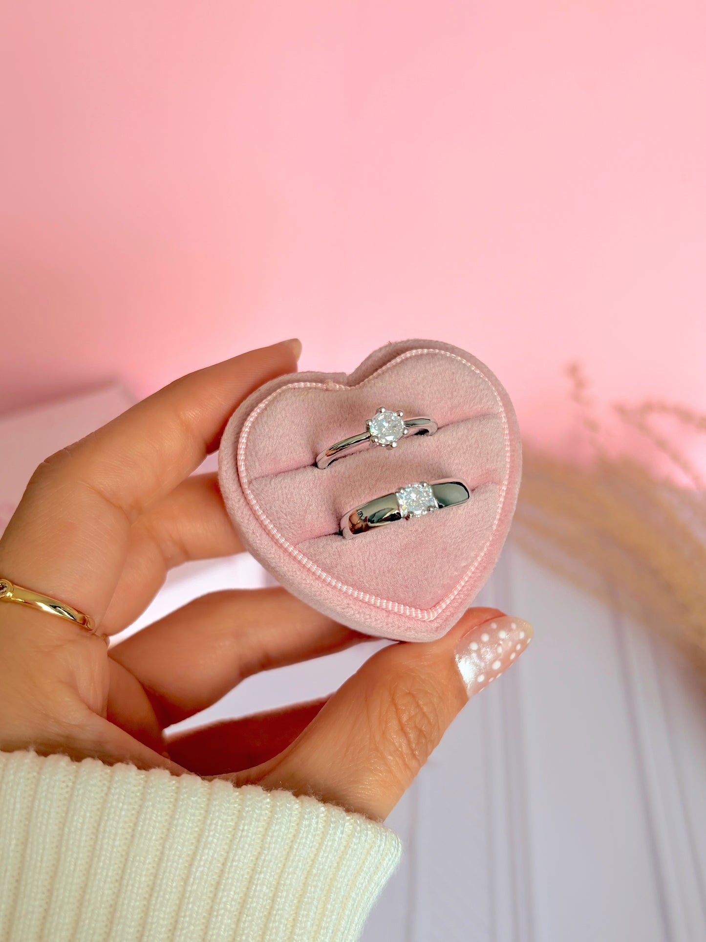 Anillo de promesa pareja amor✨
