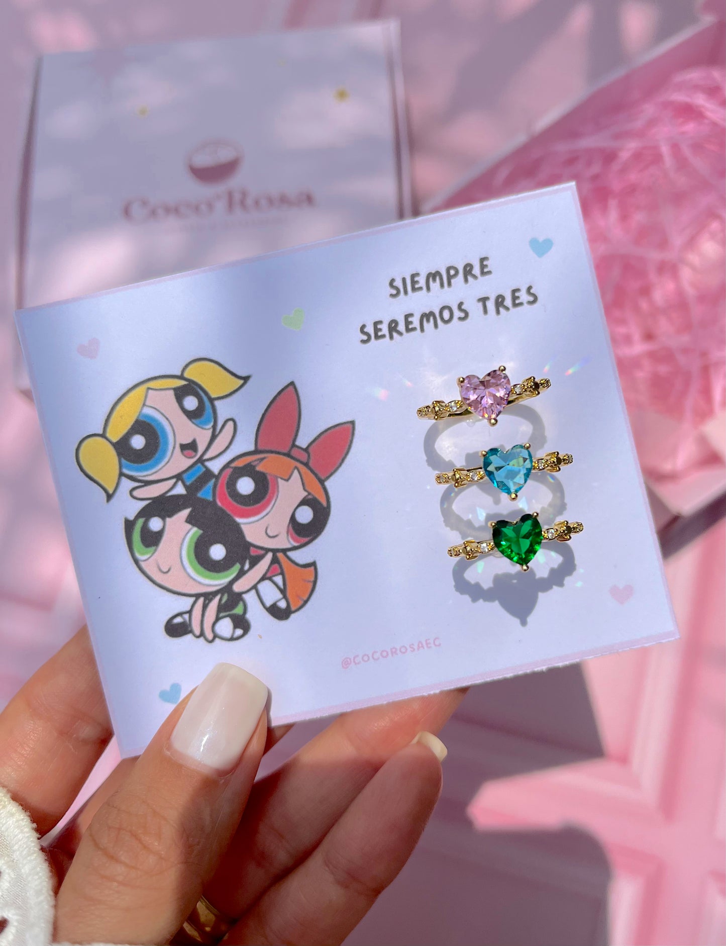 Anillos Disney de las 3 chicas súper poderosas✨