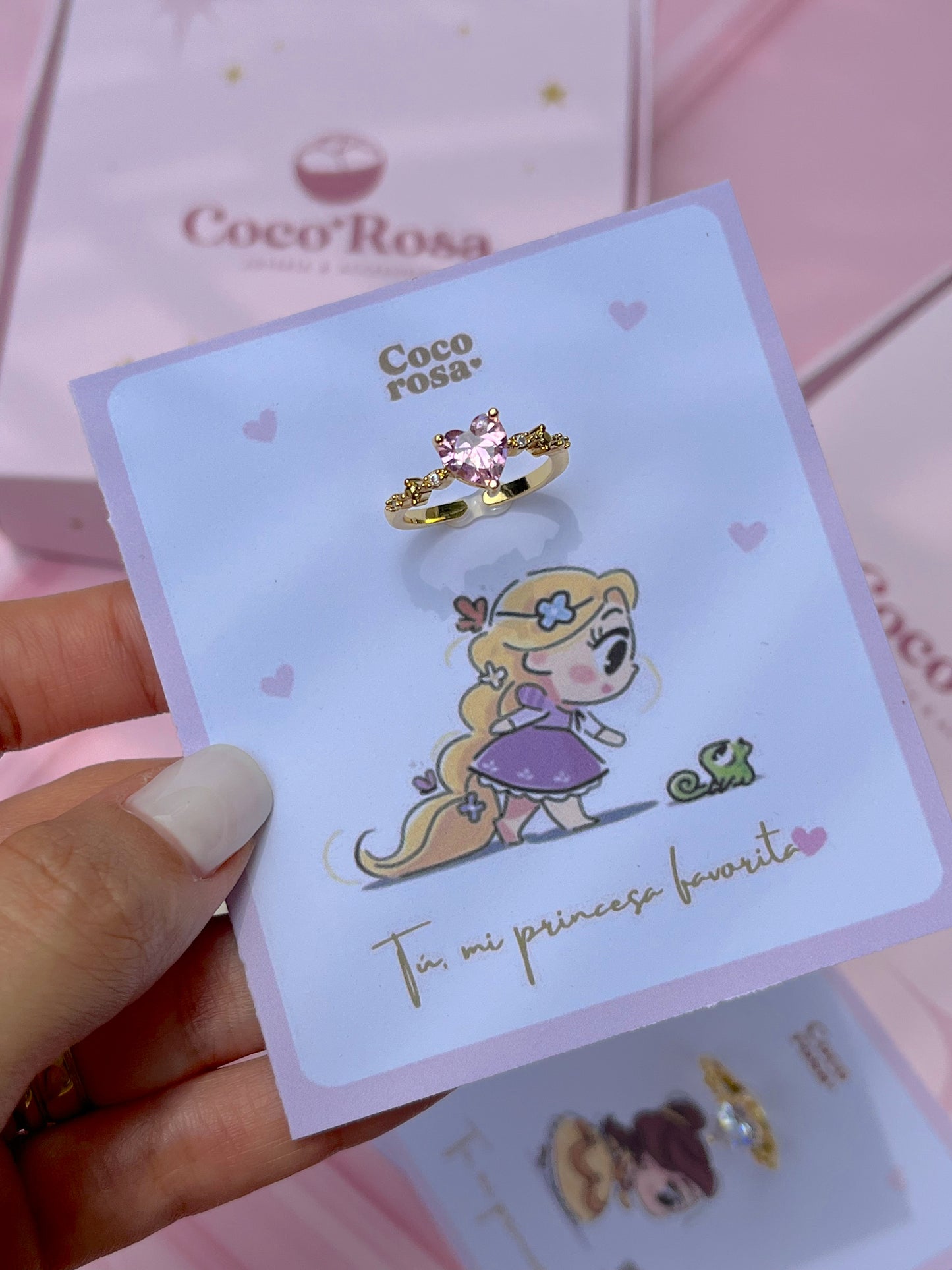 Anillo Disney princesa Rapunzel