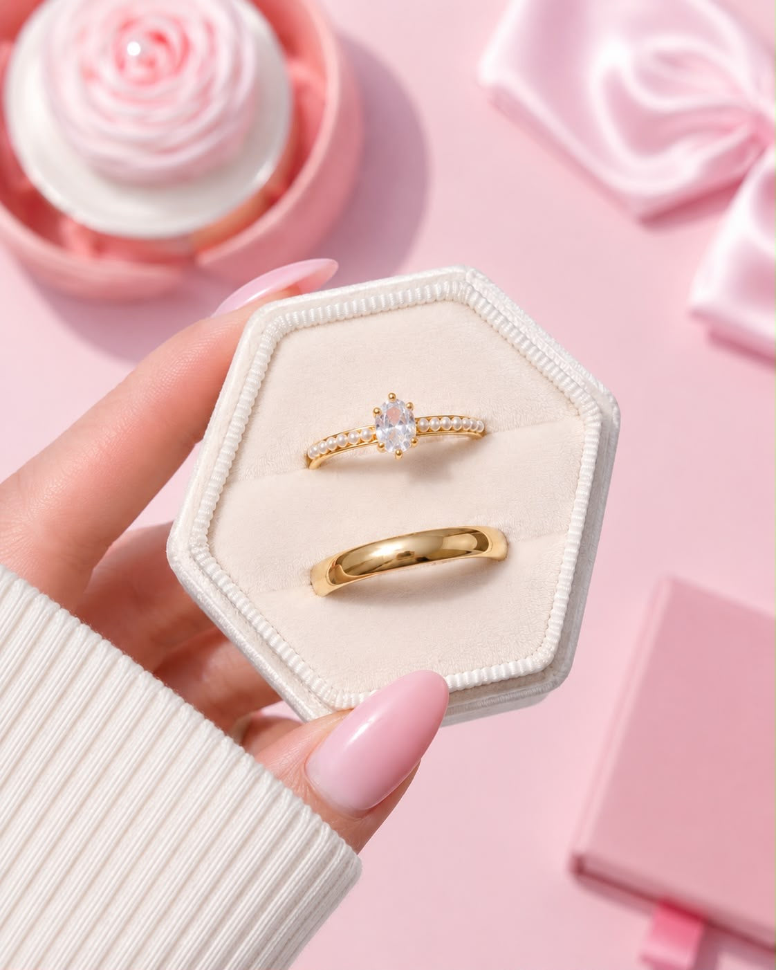 Anillo de promesa pareja Match ✨