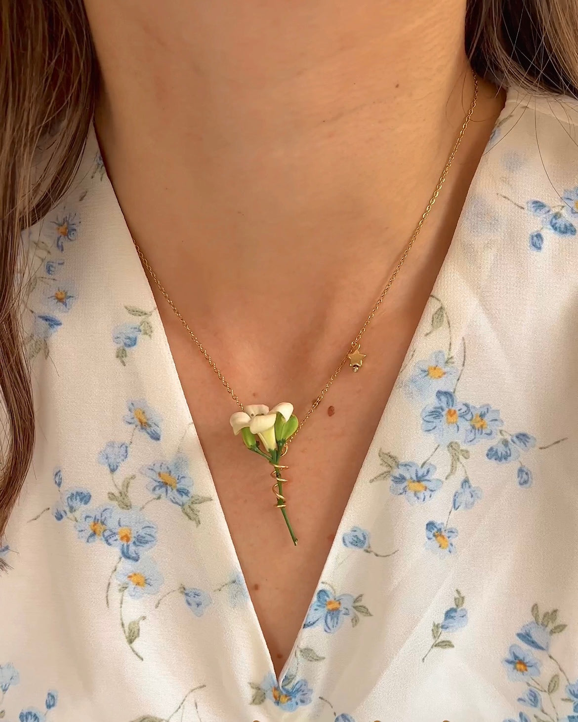 Cadena porta flores 🌼🌸
