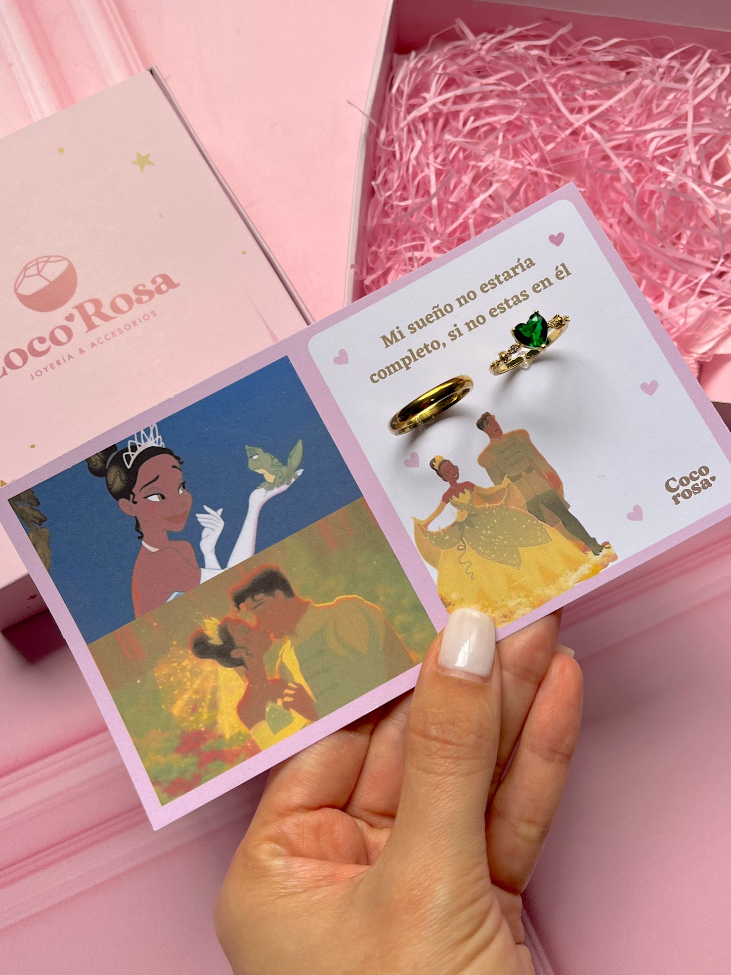 Set Disney princesa Tiana & Naveen🤴🏽
