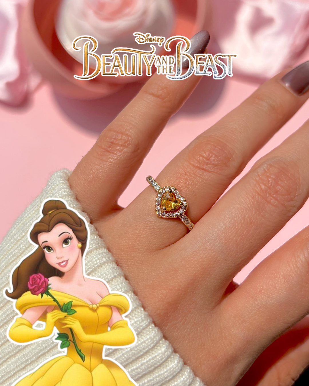 Anillo Disney princesa Bella🌹