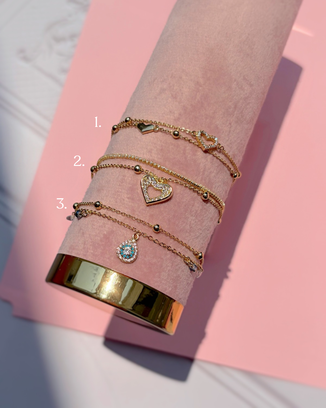 Pulseras delicadas bonitas