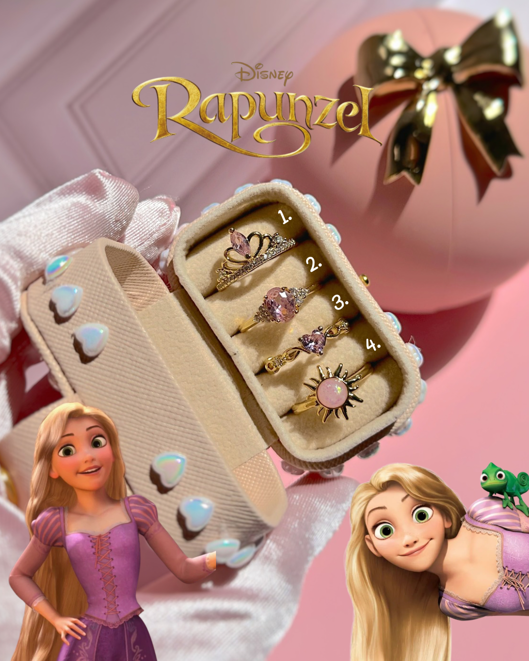 Anillos de Rapunzel Disney ☀️🩷