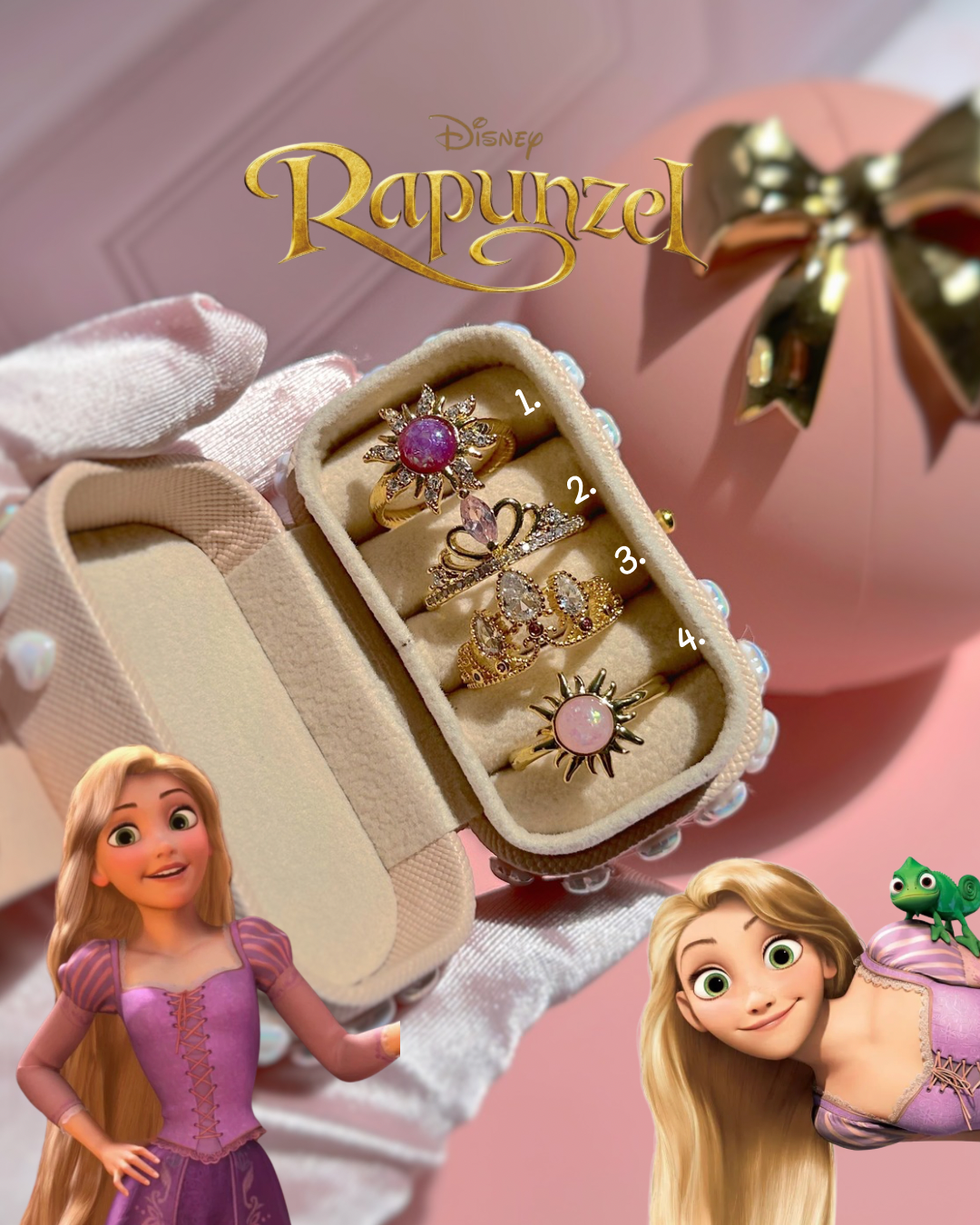 Anillos de Rapunzel Disney ☀️🩷
