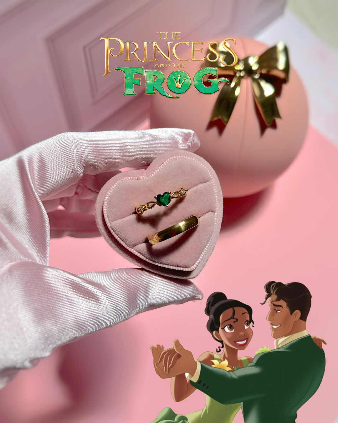 Set Disney princesa Tiana & Naveen 🐸