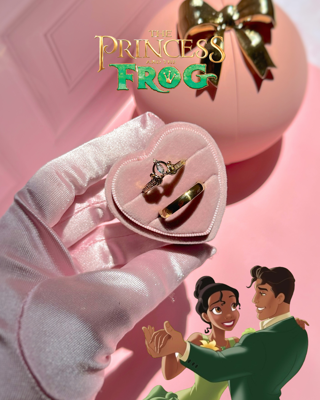 Set Disney princesa Tiana & Naveen 🐸
