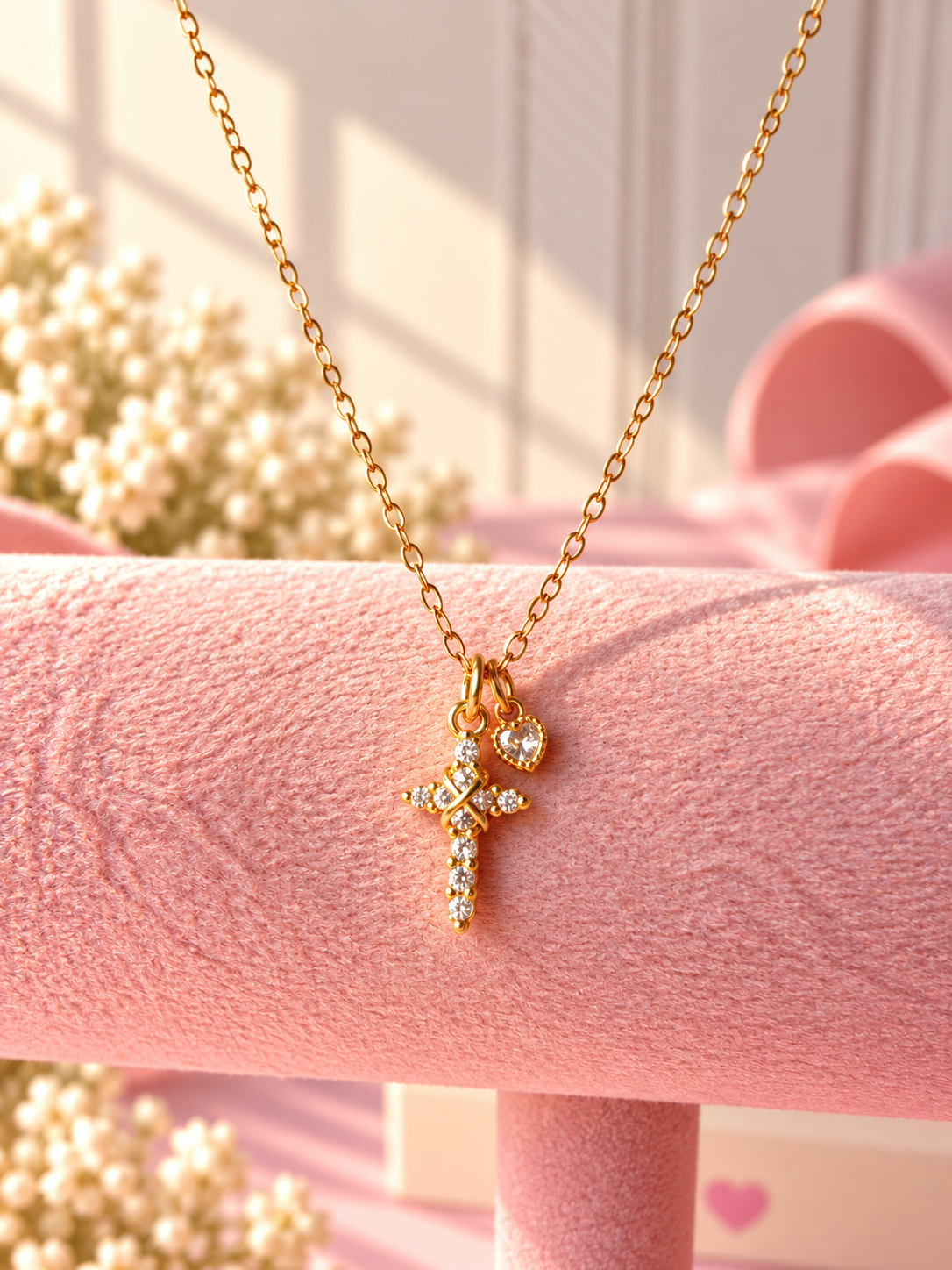 Cadena bonita de Cruz✨