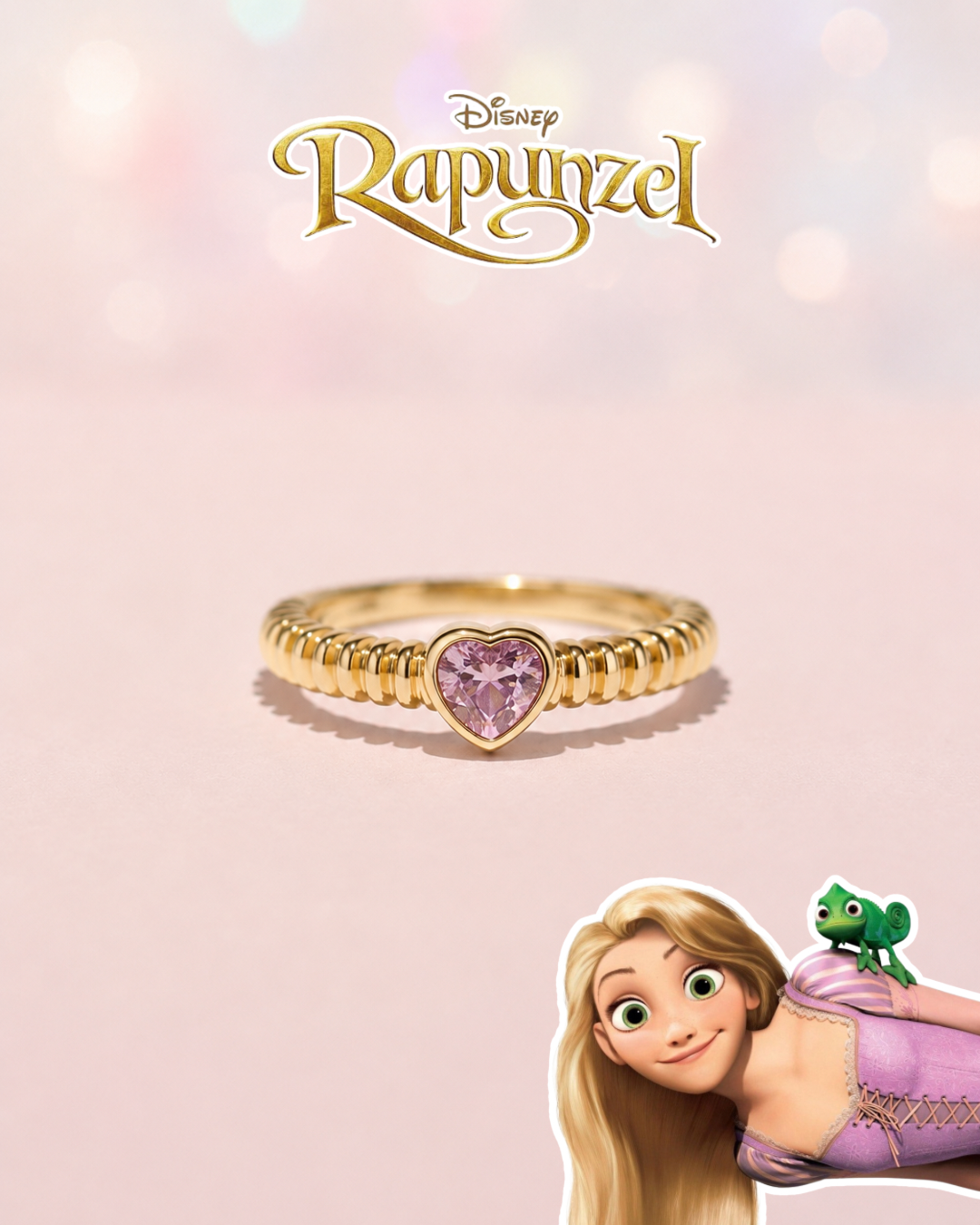 Anillo de Rapunzel Disney 🩷