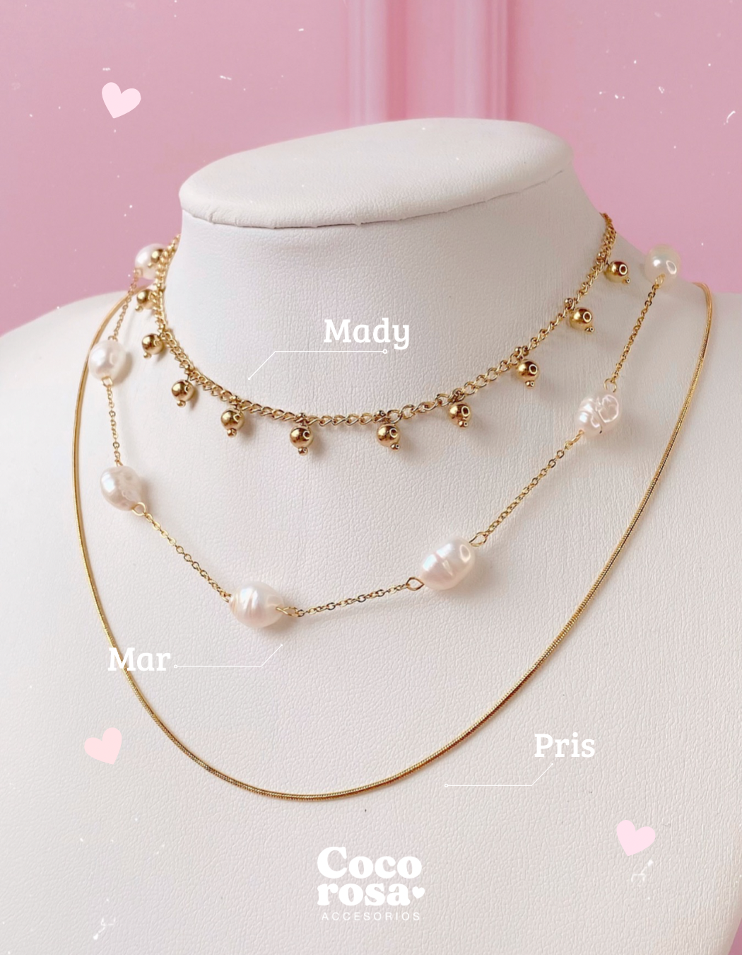 Cadena tipo chockers sweet