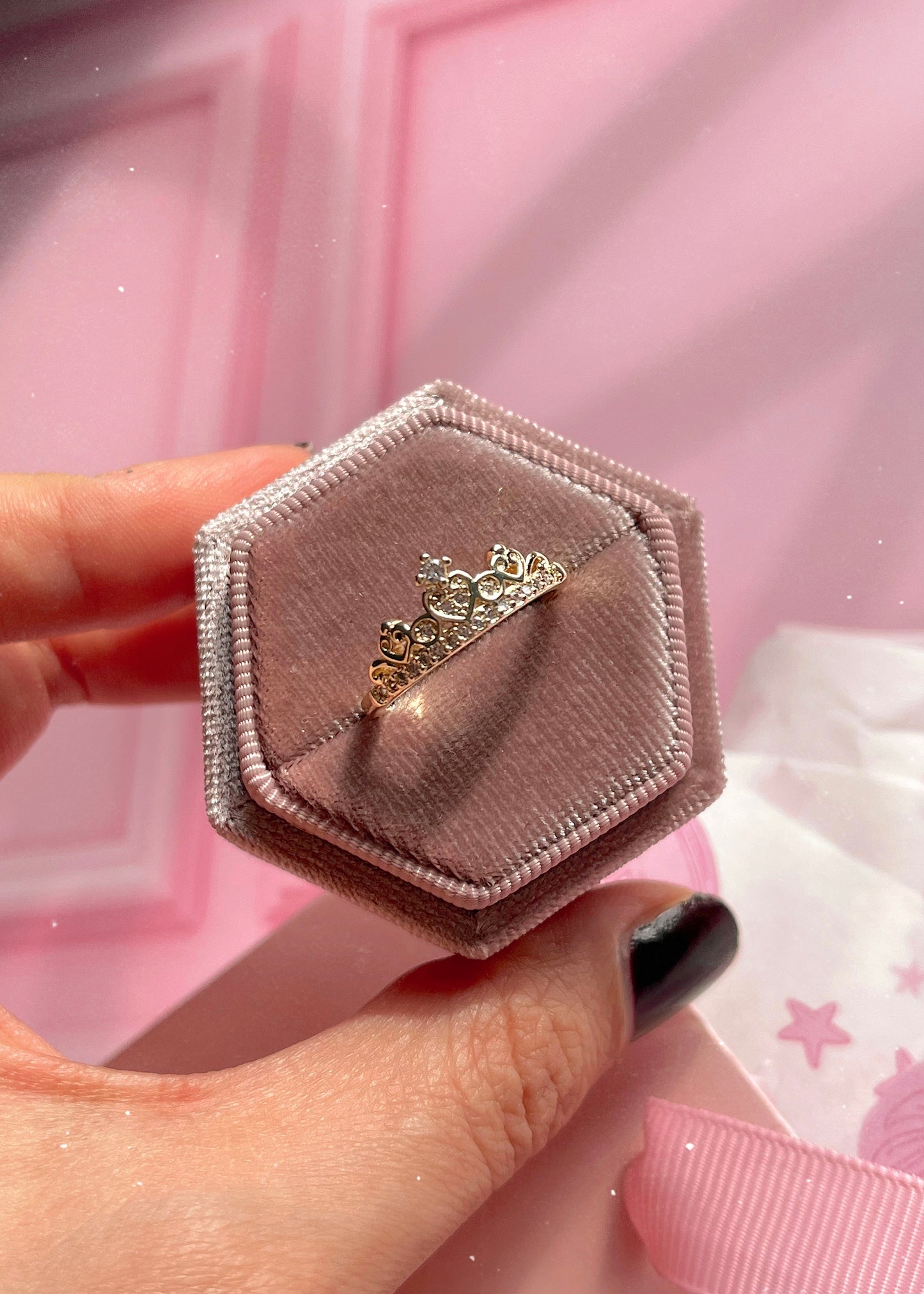 Anillo princesa corazón