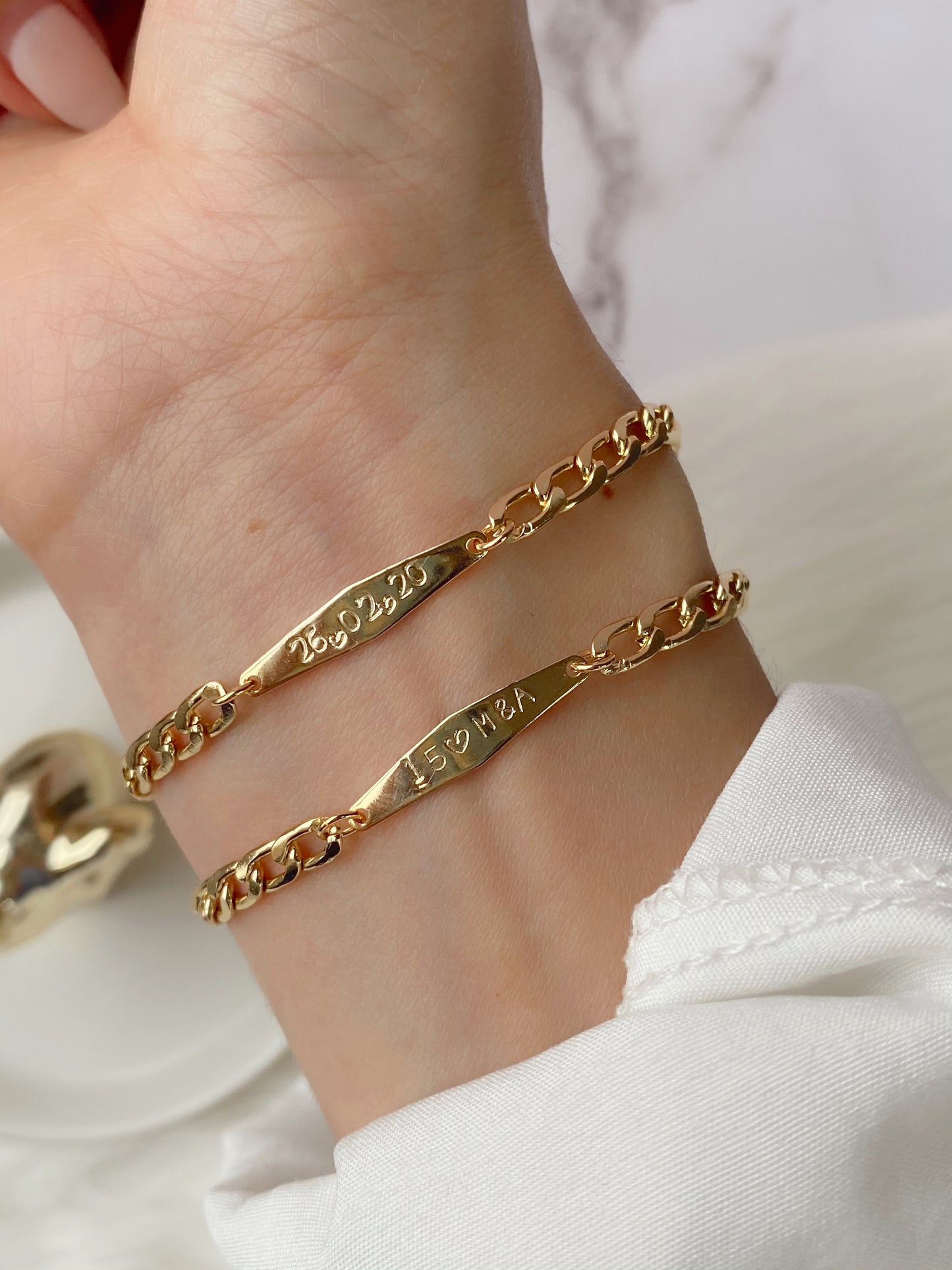 Brazalete grabado grabado