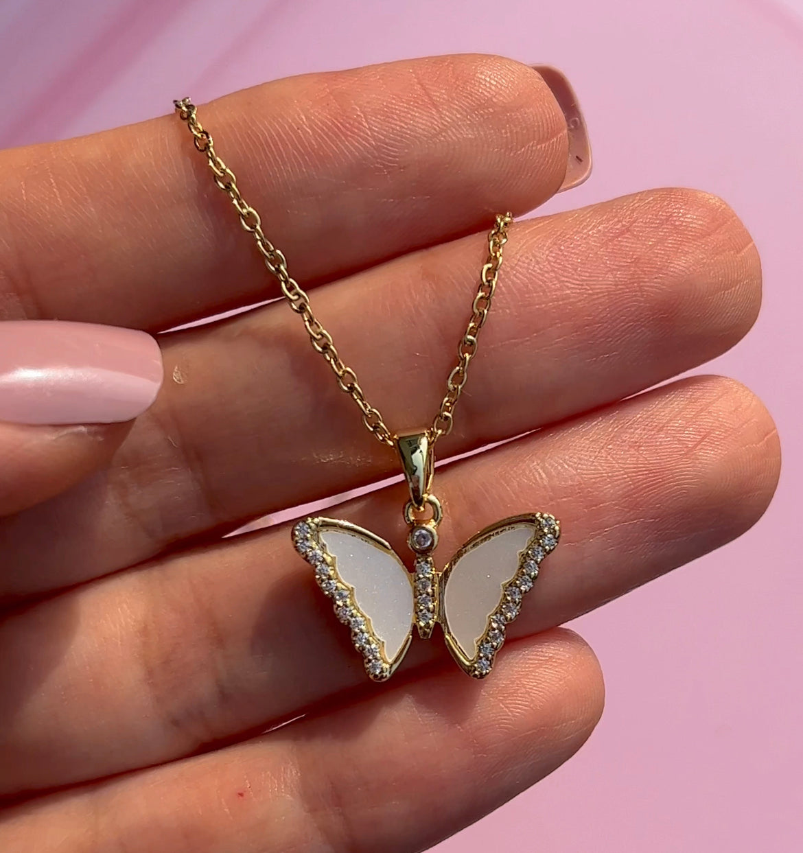 Cadenas de mariposa shine