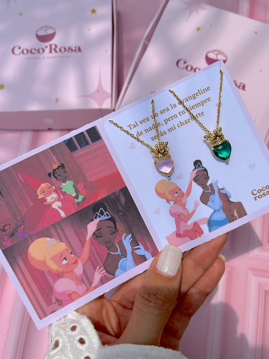 Set Disney Evangeline y Charlotte 💖 princess