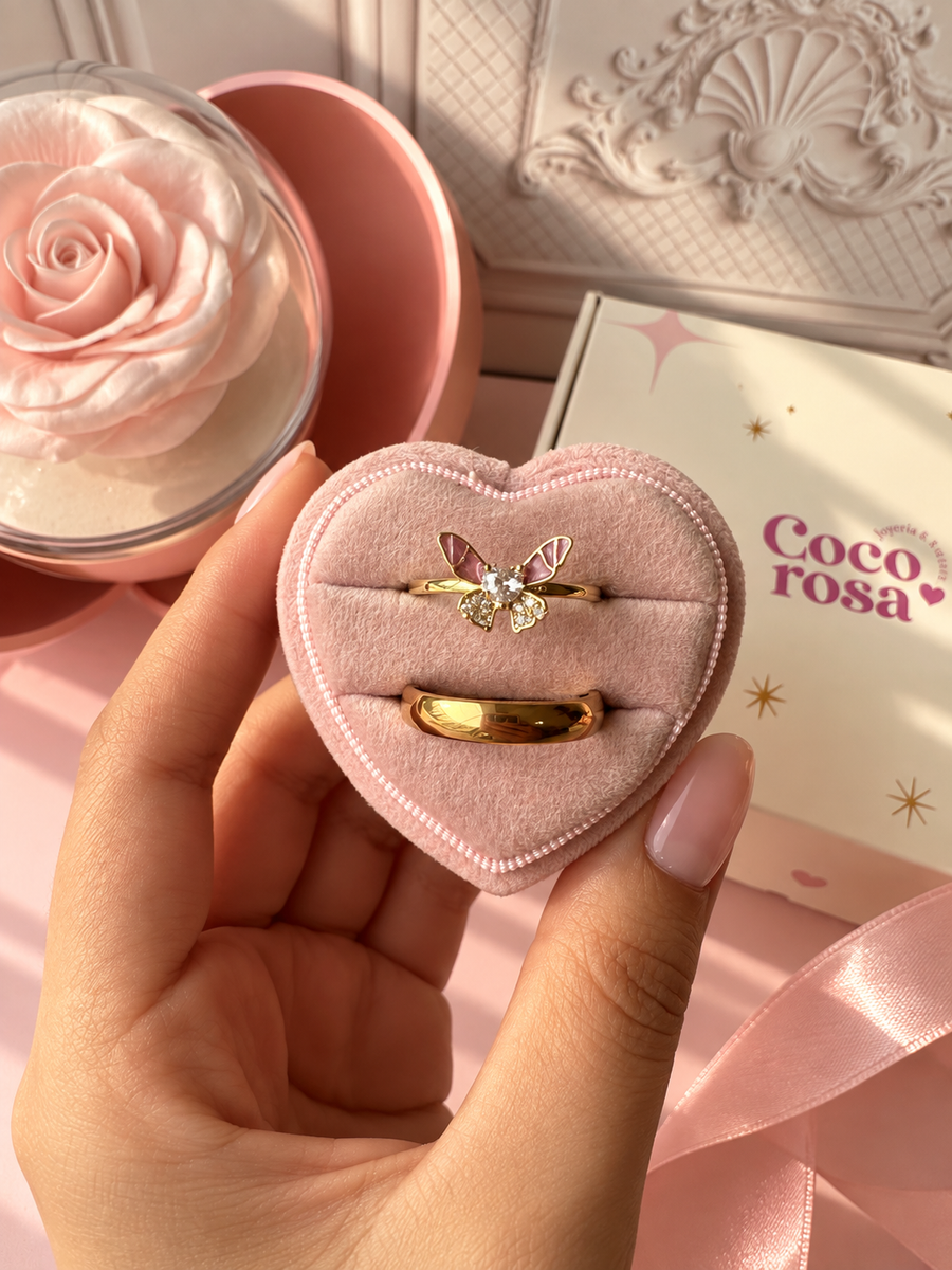 Anillo de promesa pareja 💖✨