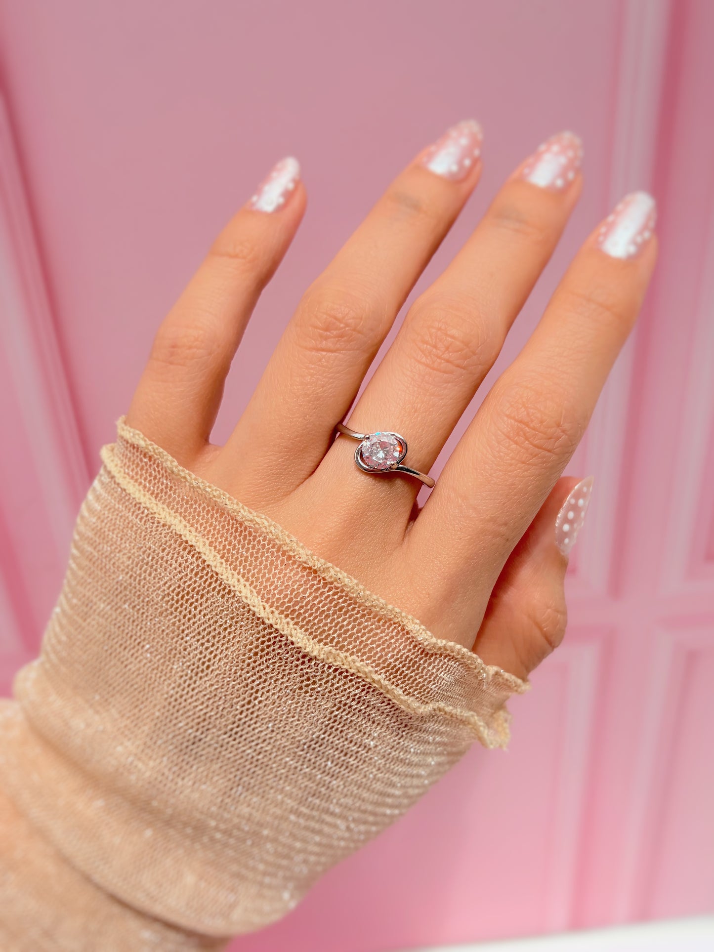 Anillo de promesa mariposa bonita✨