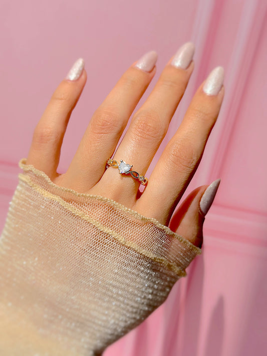 Anillo de promesa Olivia