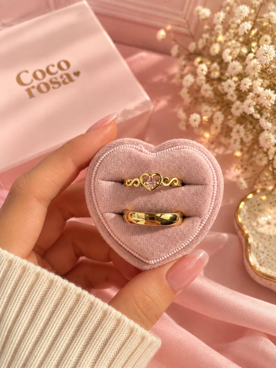 Anillo de promesa pareja 💗✨