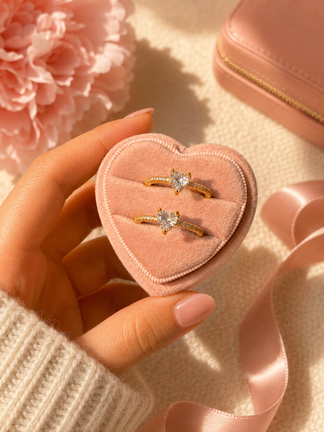 Set de anillos para mejores amigas 💕 👩🏻‍❤️‍👩🏼