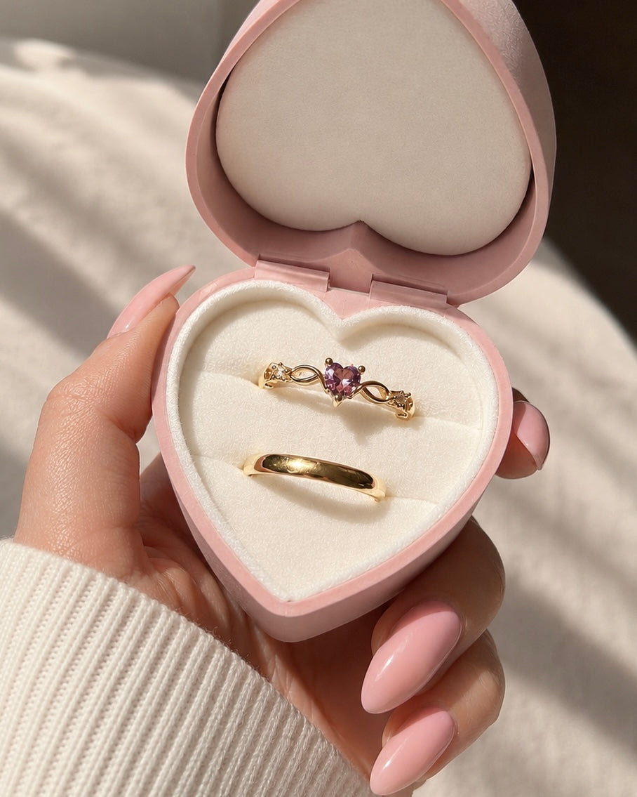 Anillo de promesa pareja infinita ♾️ ✨