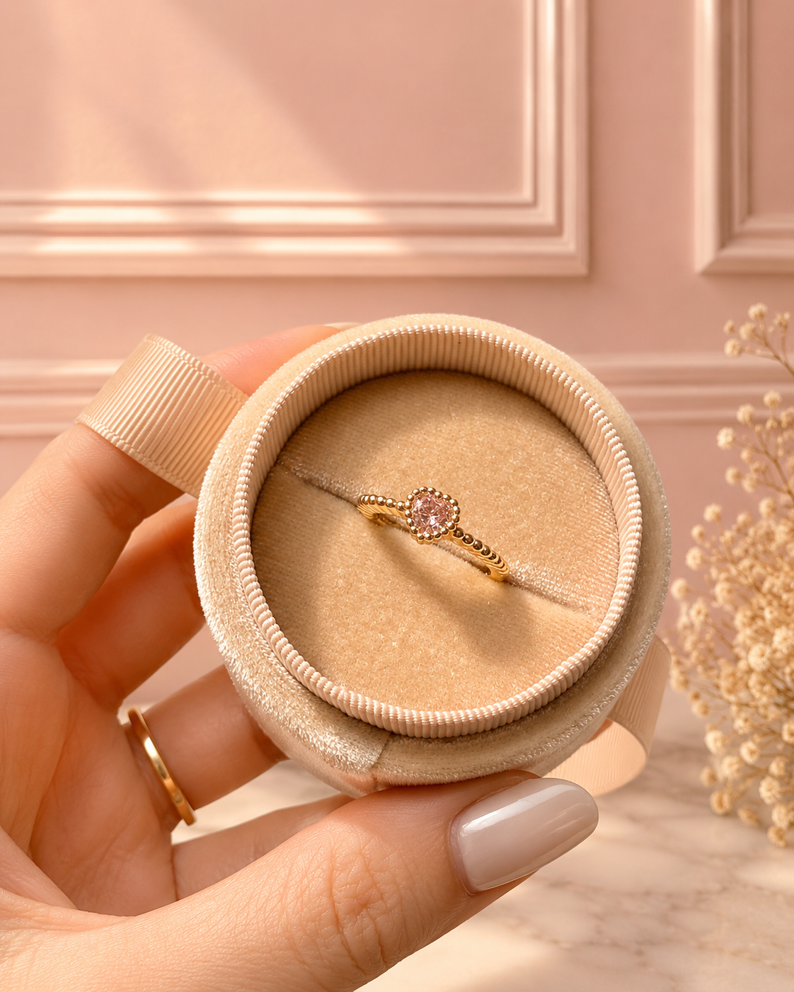 Anillo de promesa nube