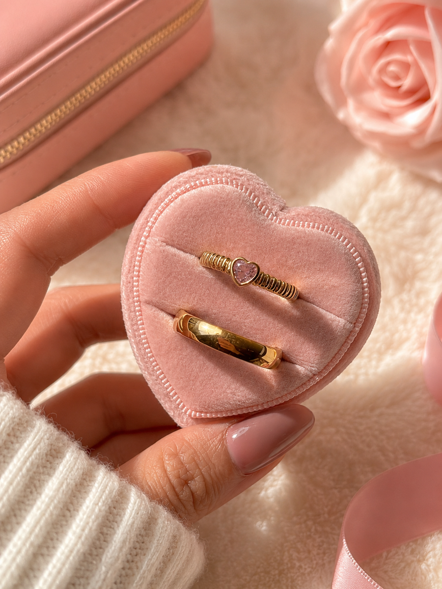 Anillo de promesa pareja 💗✨