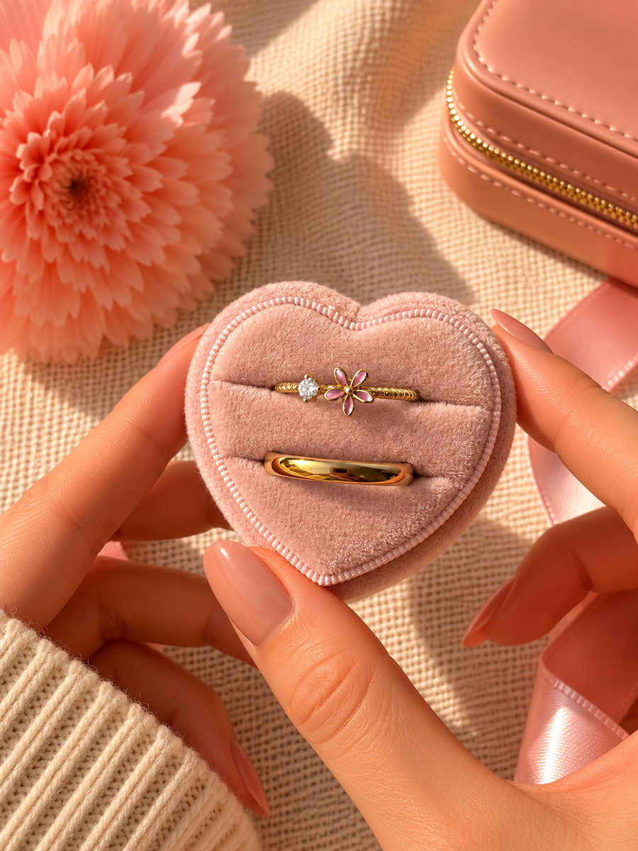 Anillo de promesa pareja 🎀✨