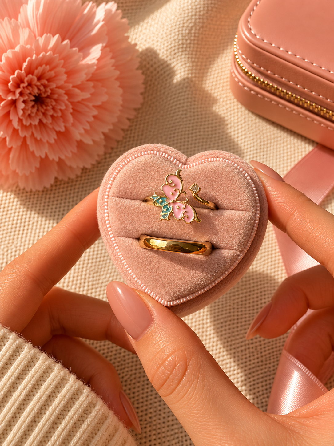 Anillo de promesa pareja 🌷💖✨