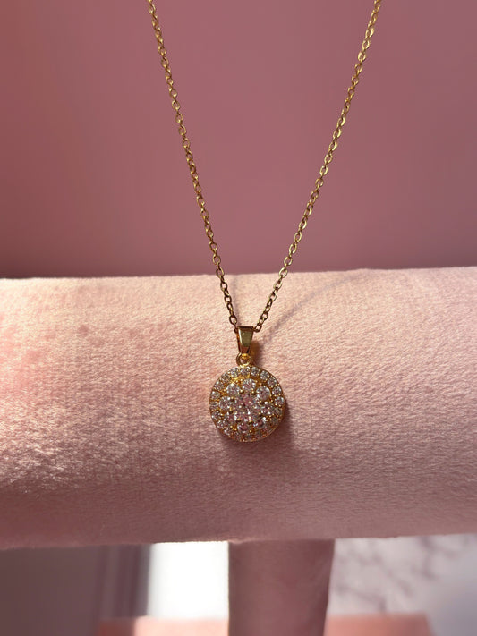 Cadena ✨anti-ansiedad✨flor blanca