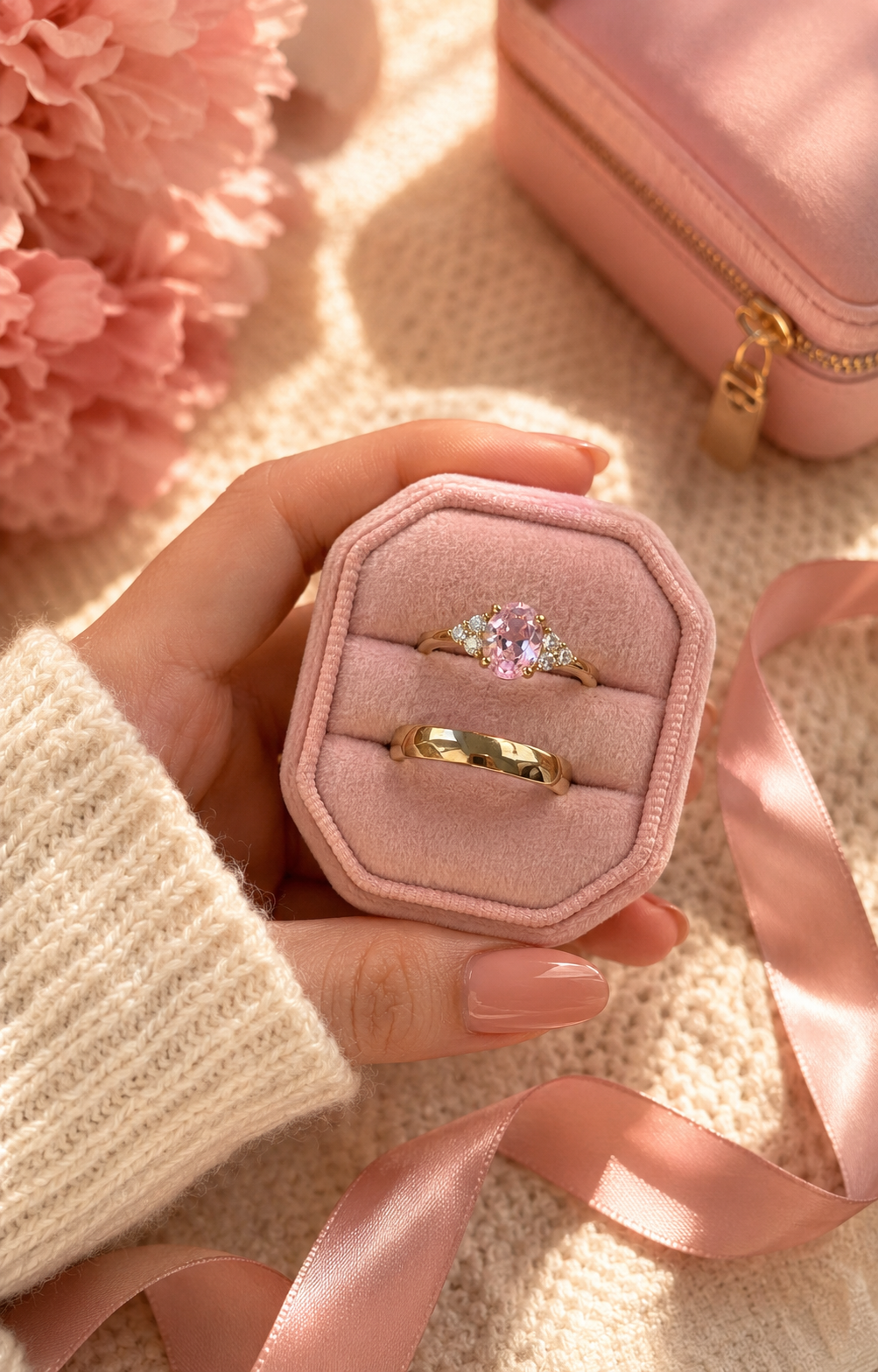 Anillo de promesa pareja 💖✨