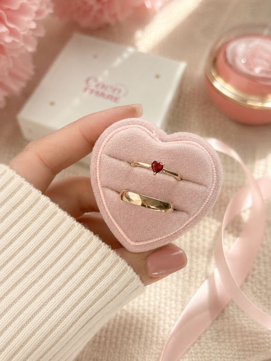 Anillo de promesa pareja rose 🌹✨