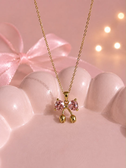 Cadena Lazo tulipán 🌷🎀