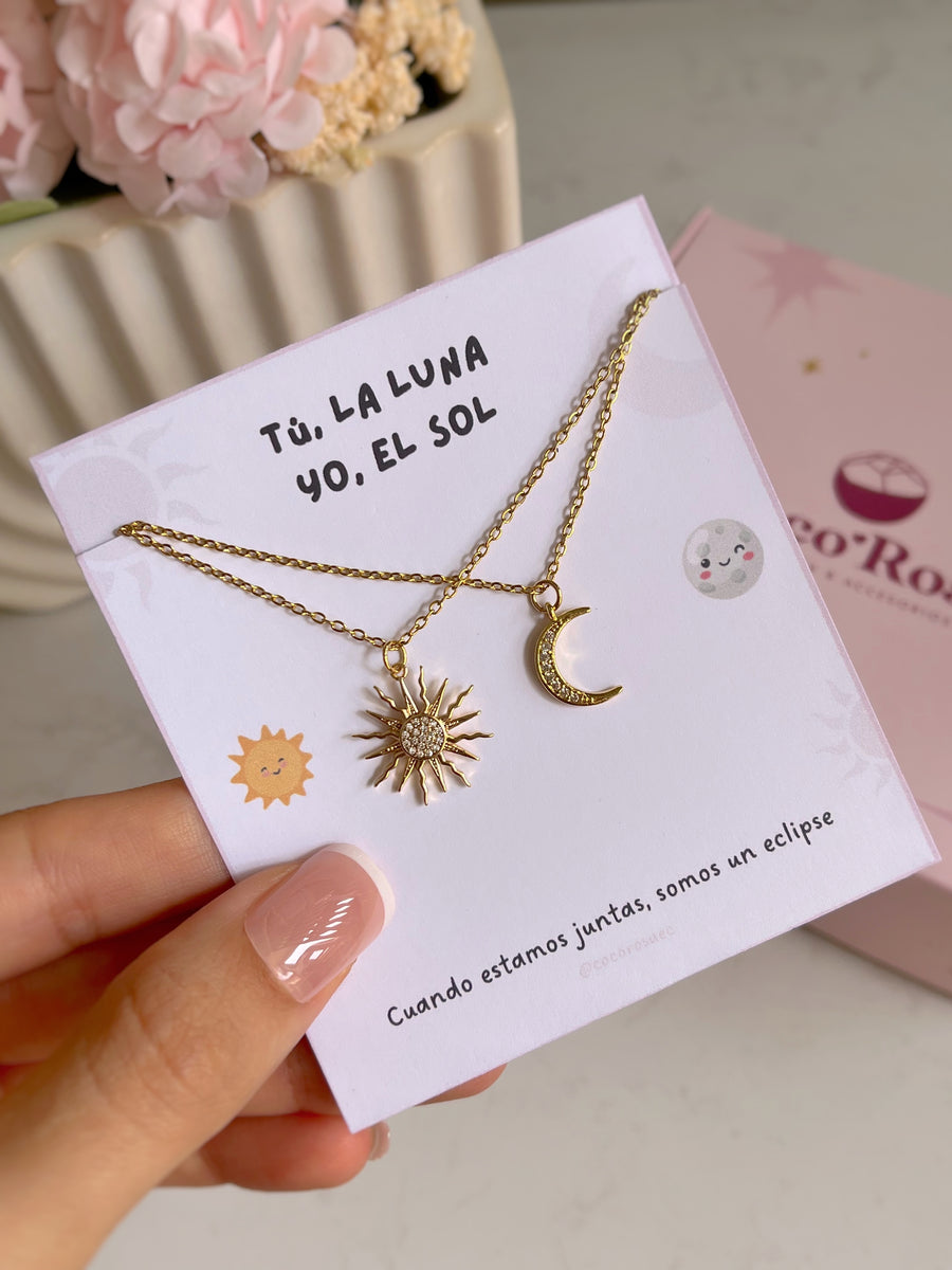 Set de cadenas Disney para mejores amigas Eclipse 🌙☀️