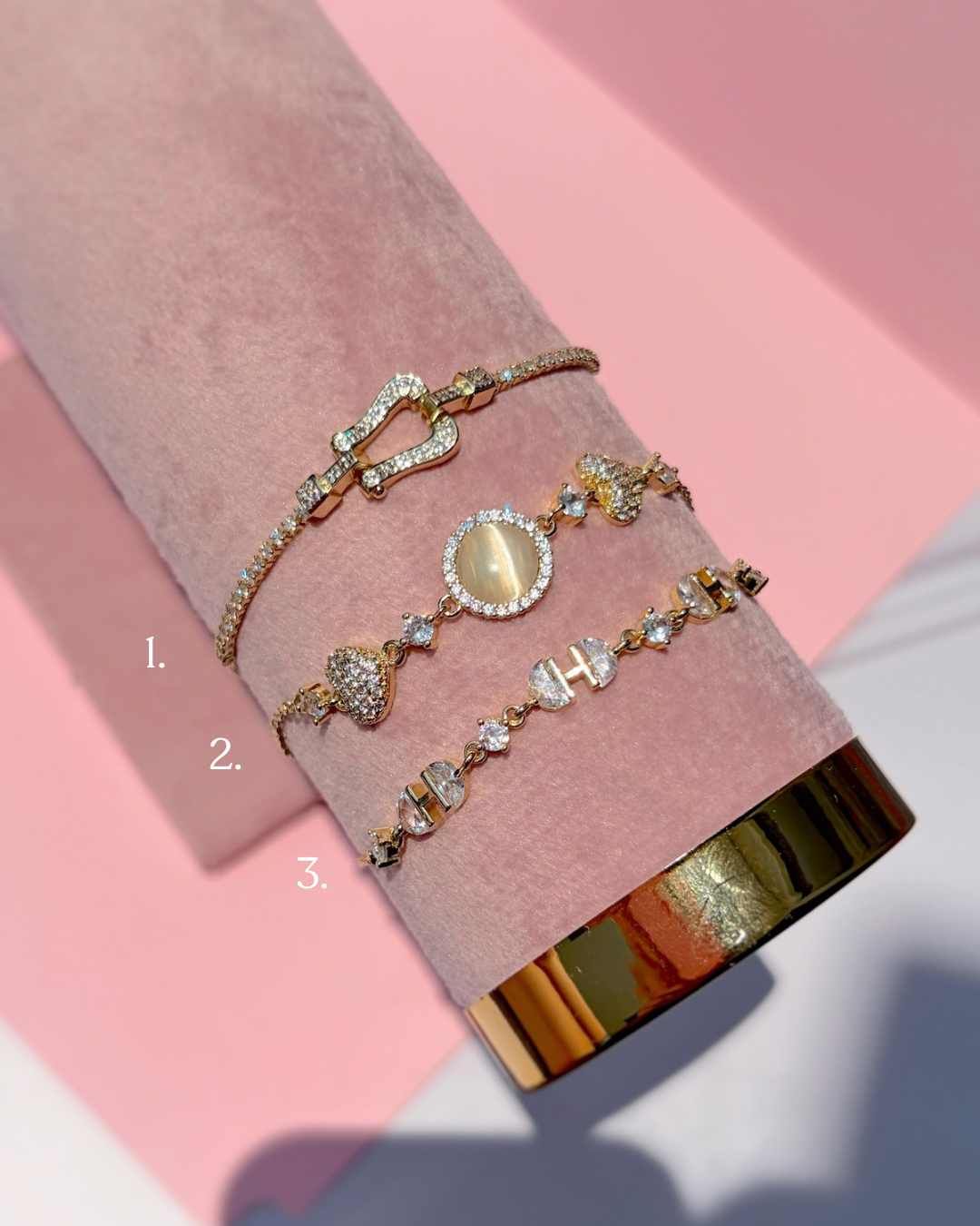 Pulseras delicadas Odette🪞🦢✨