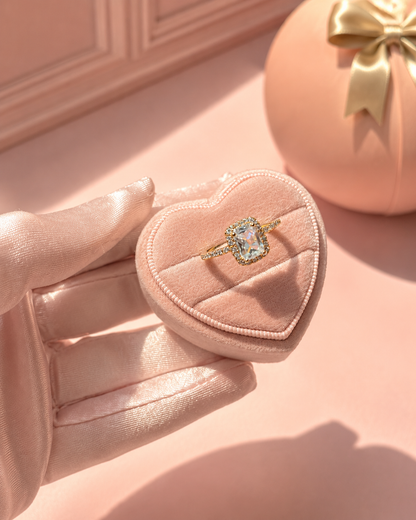 Anillo de promesa linda