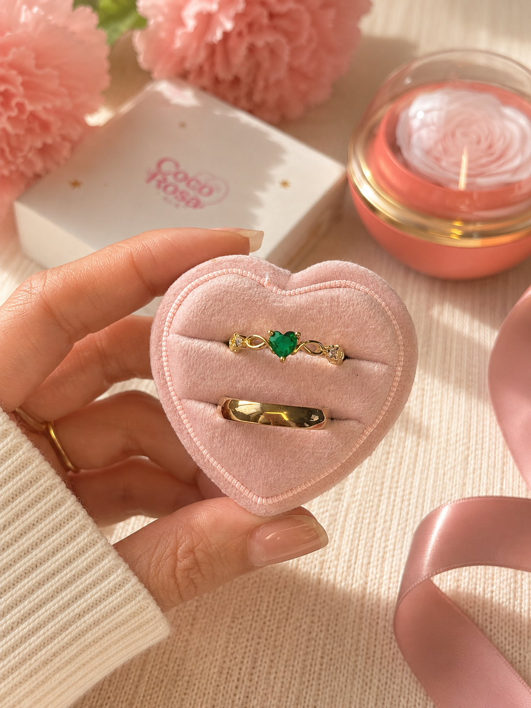 Anillo de promesa pareja Narciso✨