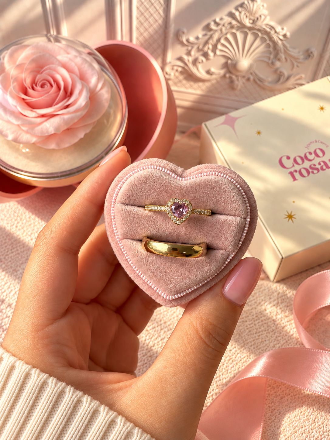Anillo de promesa pareja 💜 ✨