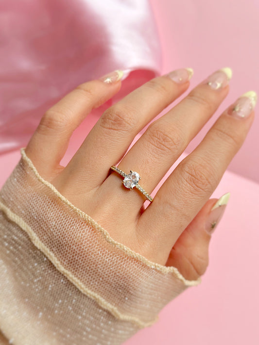 Anillo de promesa cielo