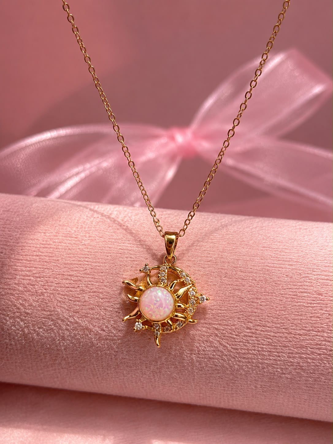 Cadena bonita sol y luna 🌙🌸